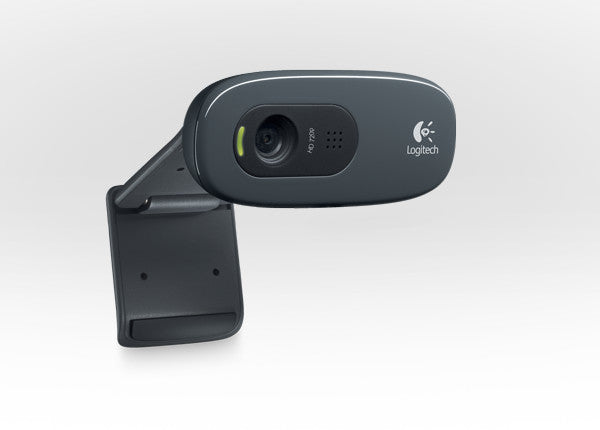 Logitech C270 – Webcam – HD 720p, bis 30 fps, USB 2.0, Autofokus, Schwarz