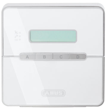 ABUS Terxon LCD-Bedienteil – IP54, Netzbetrieb, kabelgebunden, weiss