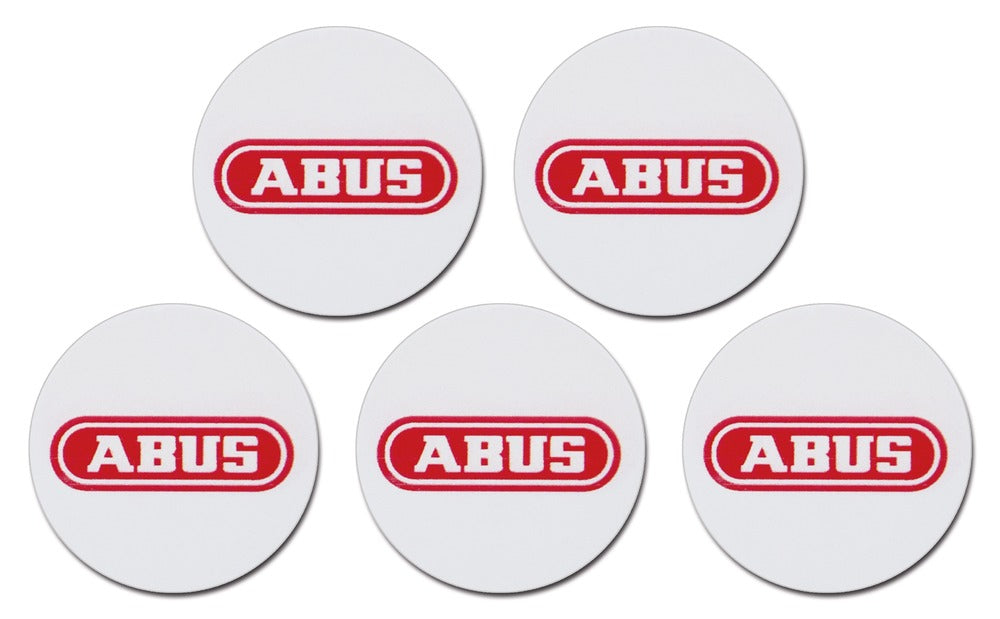 ABUS Terxon Proximity Chip-Sticker – Proximity, 5 Stk., Weiss, für ABUS Smartvest