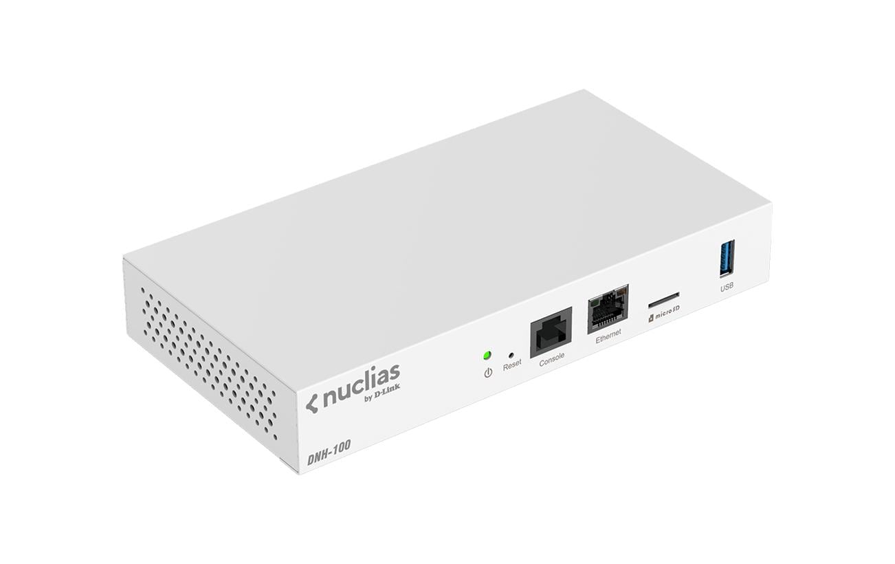 D-Link DNH-100 Nuclias Connect Hub – Controller, bis 100 AP, 1× 1G RJ-45, 1× USB 3.0