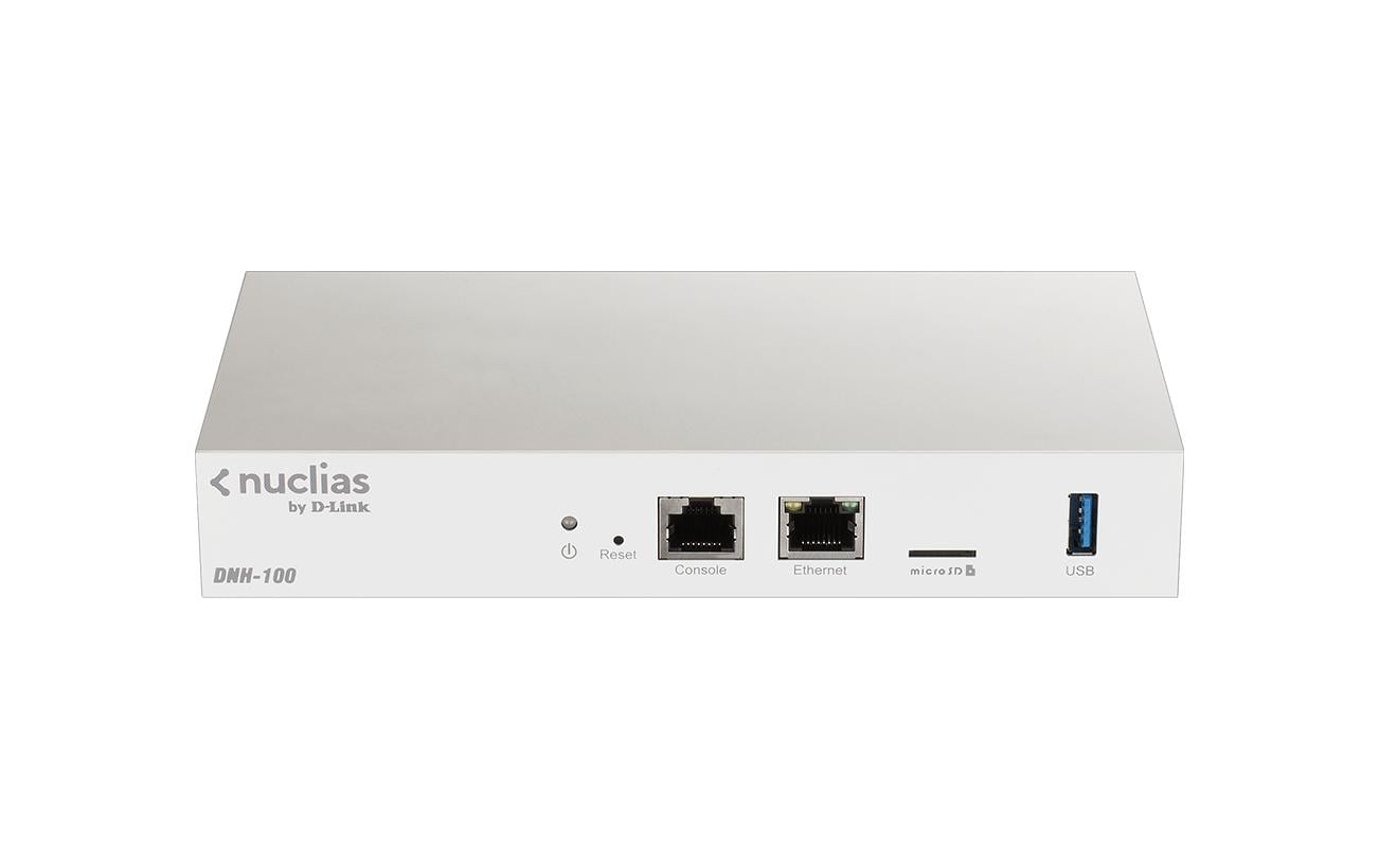 D-Link DNH-100 Nuclias Connect Hub – Controller, bis 100 AP, 1× 1G RJ-45, 1× USB 3.0