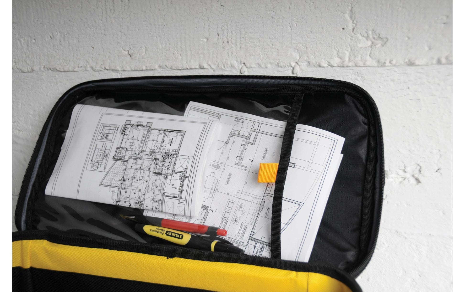Stanley Werkzeugtasche 1-96-193, 251 × 447 × 262 mm, Kunststoff (Nylon), Schwarz, wasserfest, mit Griff