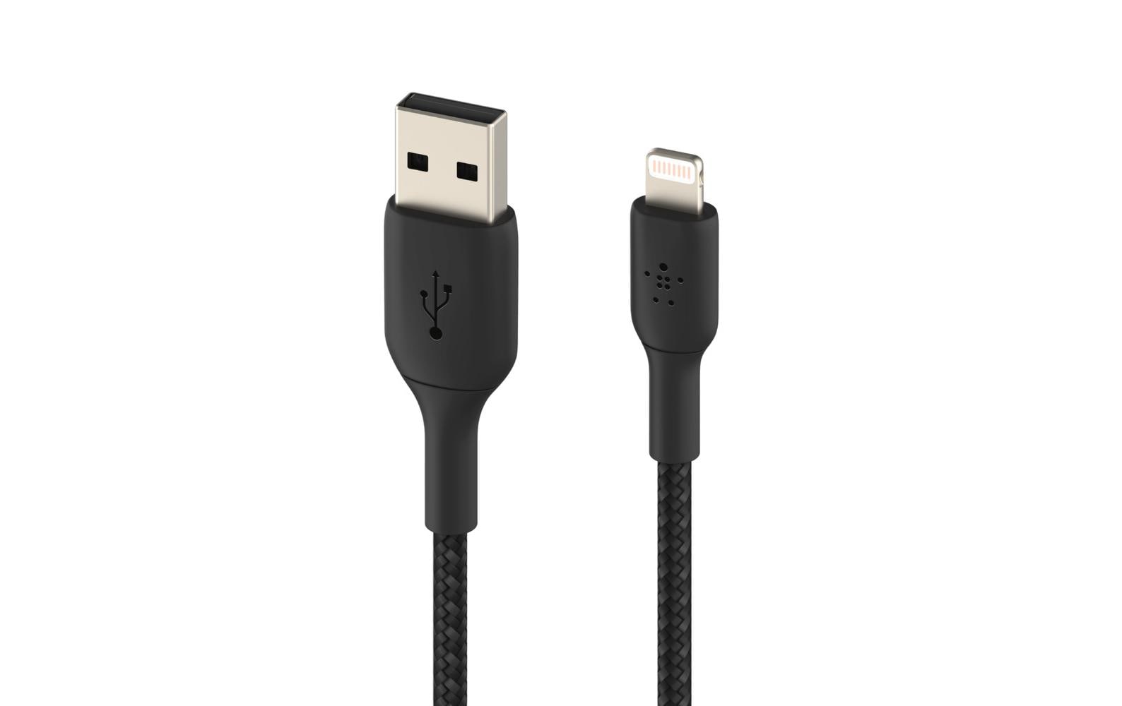 Belkin Lightning Kabel, 3 m, Schwarz, MFi-zertifiziert