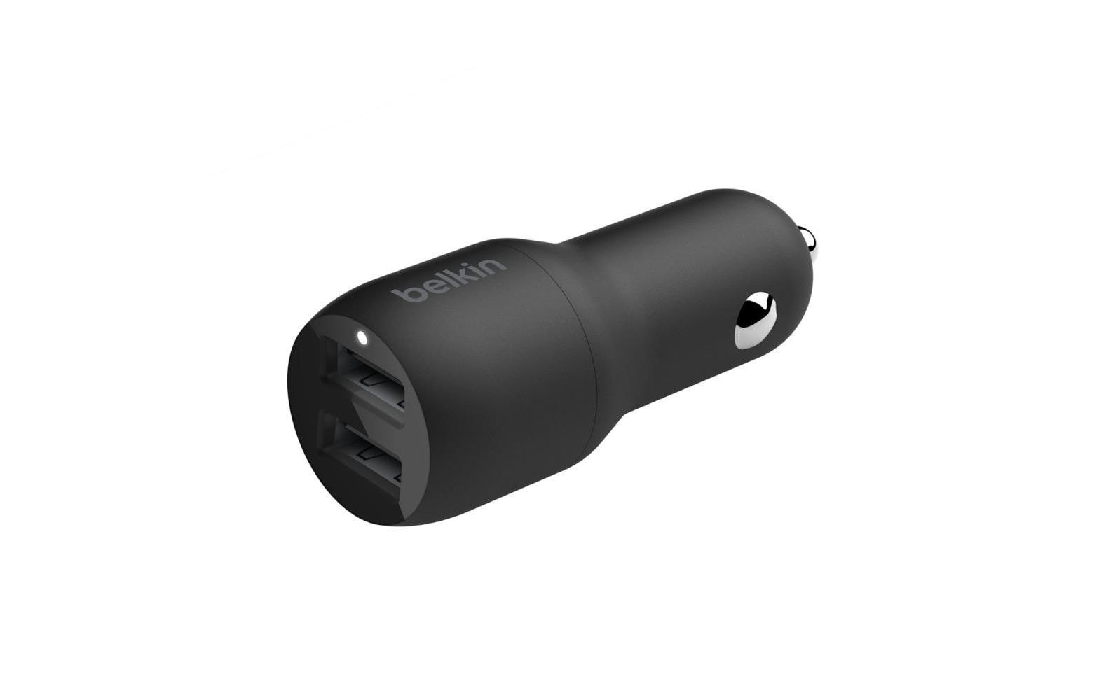 Belkin Ladegerät – 24 W, 2× USB-A, mit 1 m USB-C-Kabel