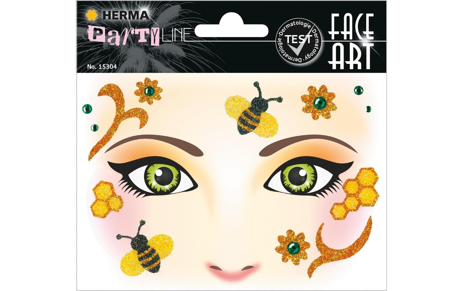 HERMA Face-Art Sticker Biene – Beige – 1 Stk
