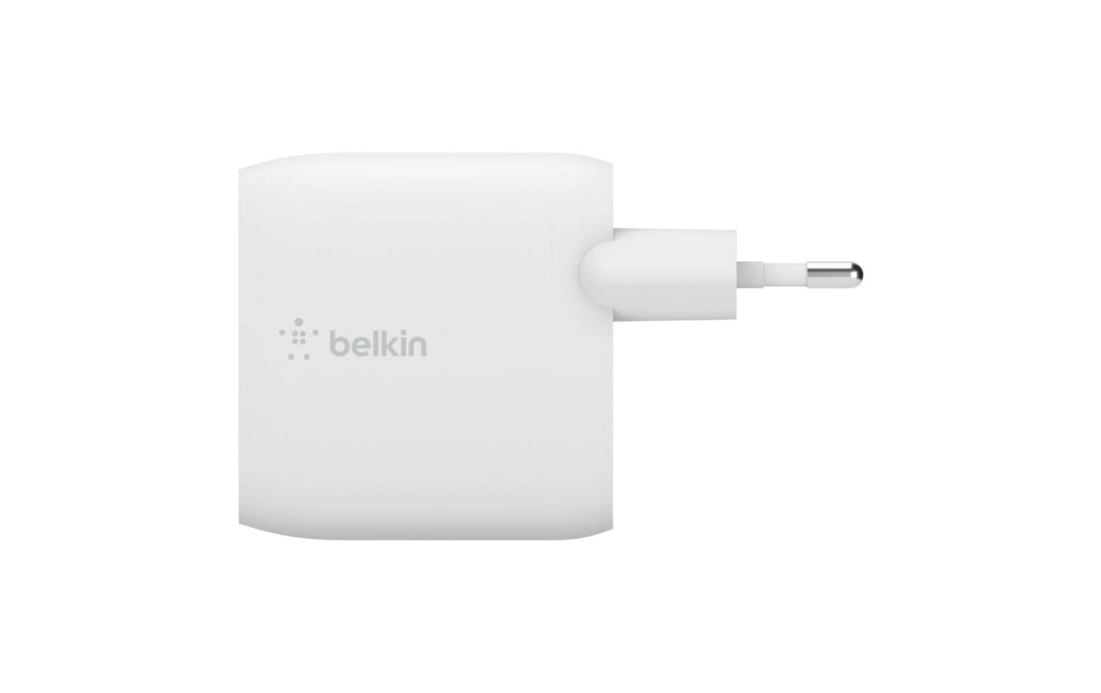 Belkin Ladegerät – 24 W, 2× USB-A, mit 1 m USB-C-Kabel