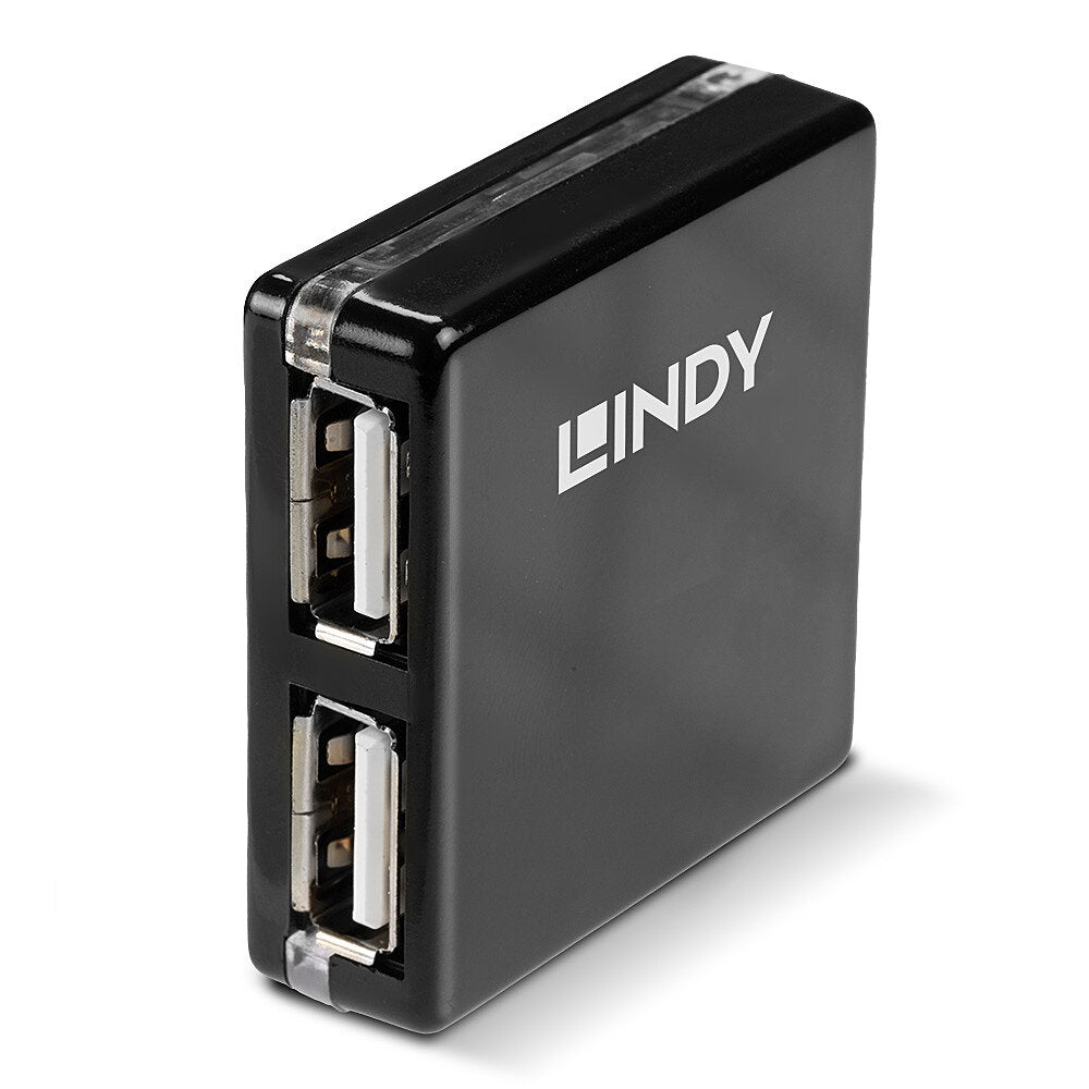 Lindy 42742 USB-Hub – USB 2.0, 4× USB-A