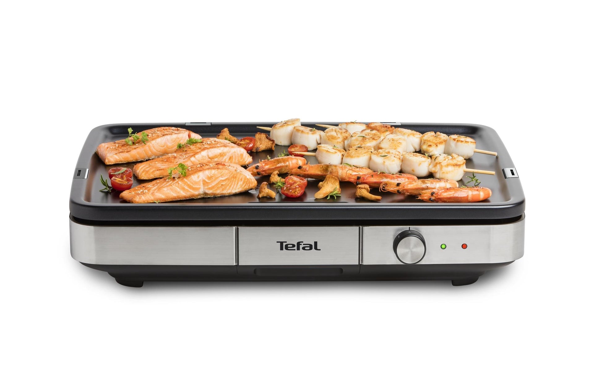 Tefal Grill Maxi Plancha – 47×33 cm Kochfläche, 2300 W – Schwarz/Edelstahl