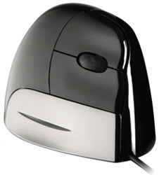 Evoluent VMSR – Maus – Kabelgebunden (USB‑A), 1200 DPI, rechts, Schwarz/Silber
