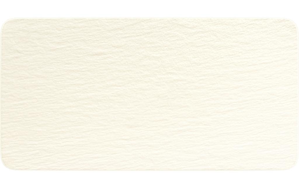 Villeroy & Boch Servierplatte – 35,0 × 18,0 × 1,0 cm, Porzellan, Weiss, spülmaschinenfest