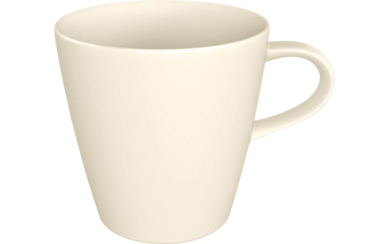 Villeroy & Boch Kaffeetasse – 0,37 l, Porzellan, weiss, 6 Stück