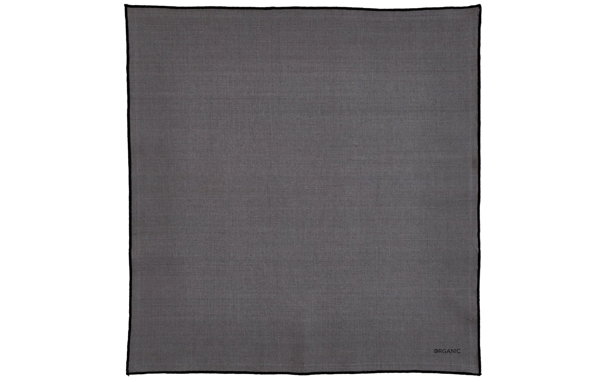Södahl Stoffserviette – Grau/Schwarz – 50 × 50 cm, Baumwolle – 2er-Set