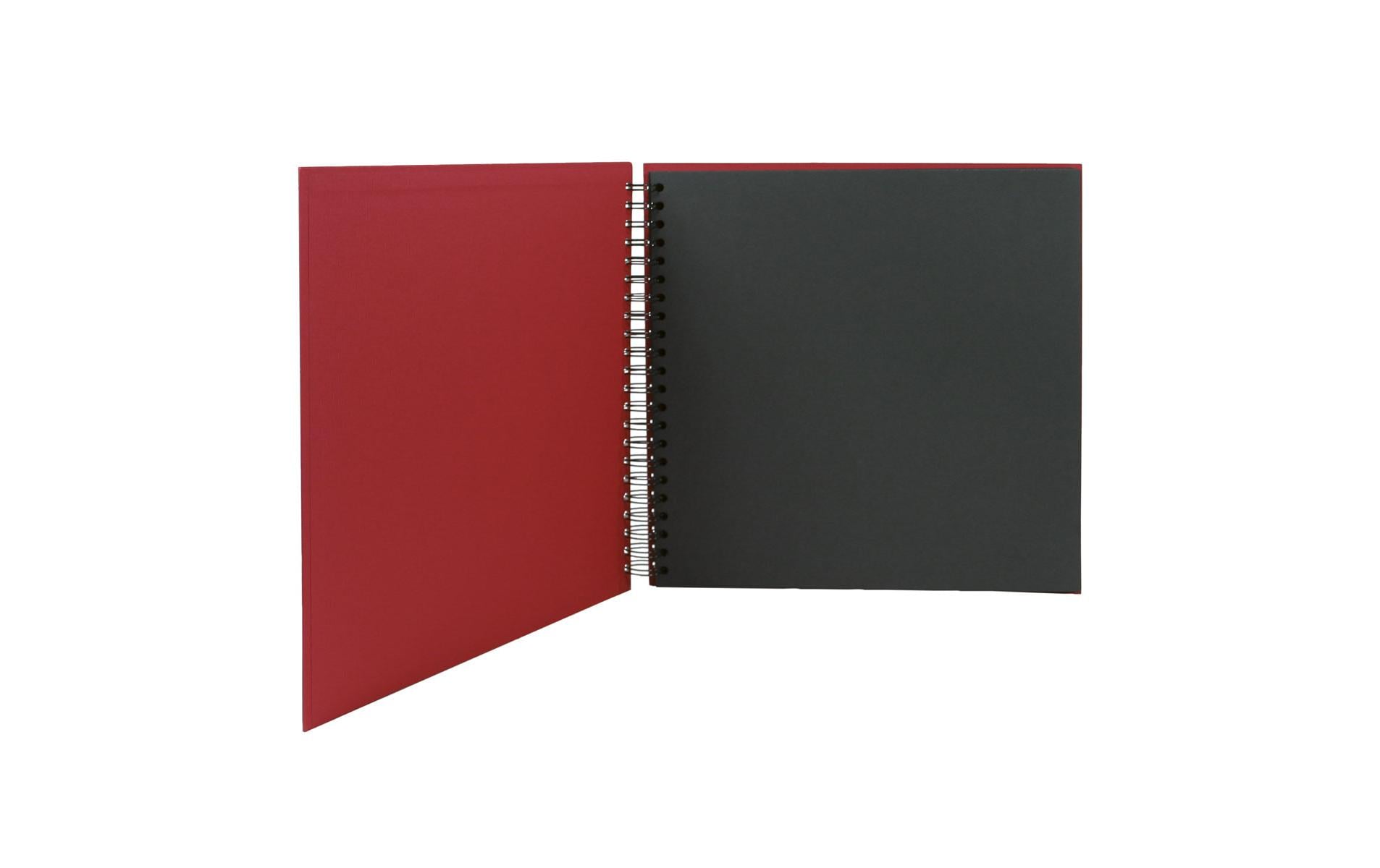 Rössler Soho – Fotobuch, Spiralbindung, 60 Seiten, Schwarz, 31,5 × 30 cm, Karton, Rot