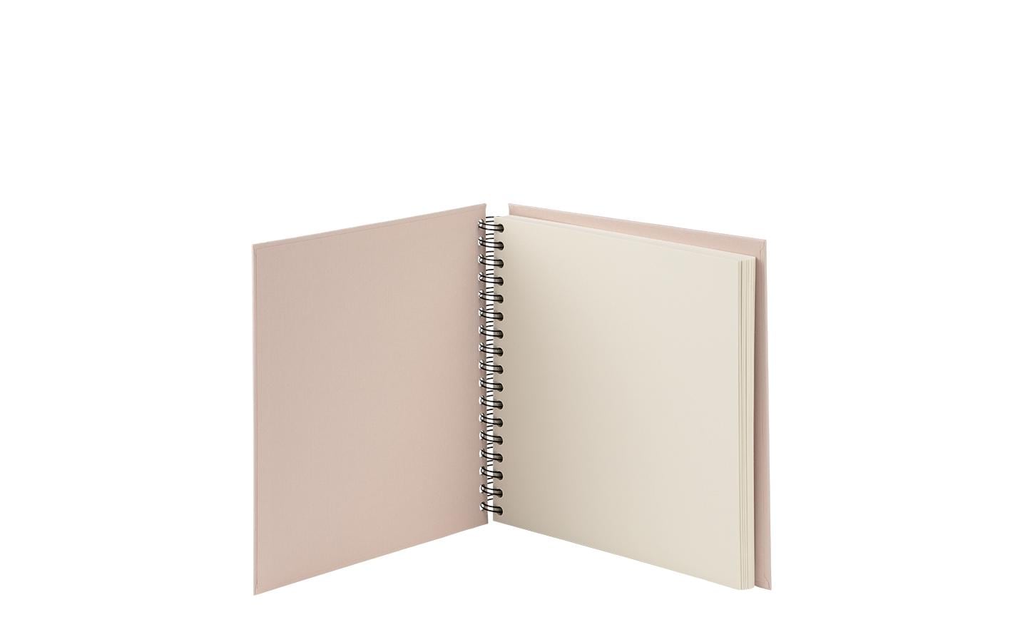Rössler Soho – Fotobuch, Spiralbindung, 60 Seiten, Off-White, 25 × 23 cm, Karton, Beige, 270 g/m²