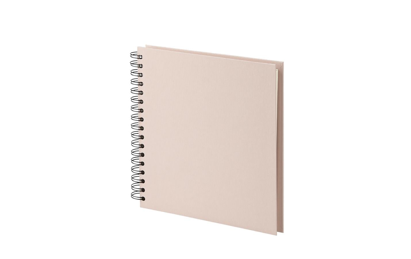 Rössler Soho – Fotobuch, Spiralbindung, 60 Seiten, Off-White, 25 × 23 cm, Karton, Beige, 270 g/m²