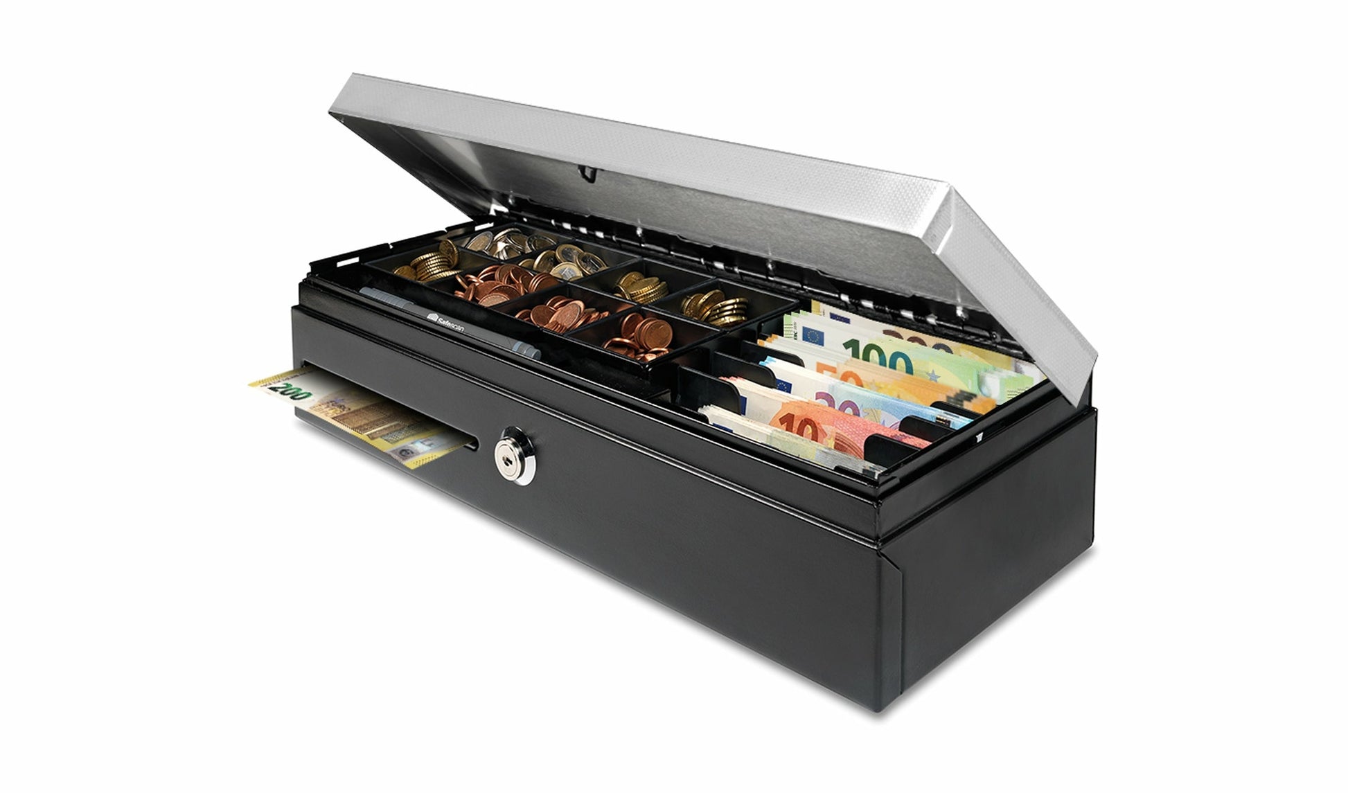 Safescan HD-4617C Heavy Duty Flip-top – Manuelle und automatische Geldschublade, 17 cm