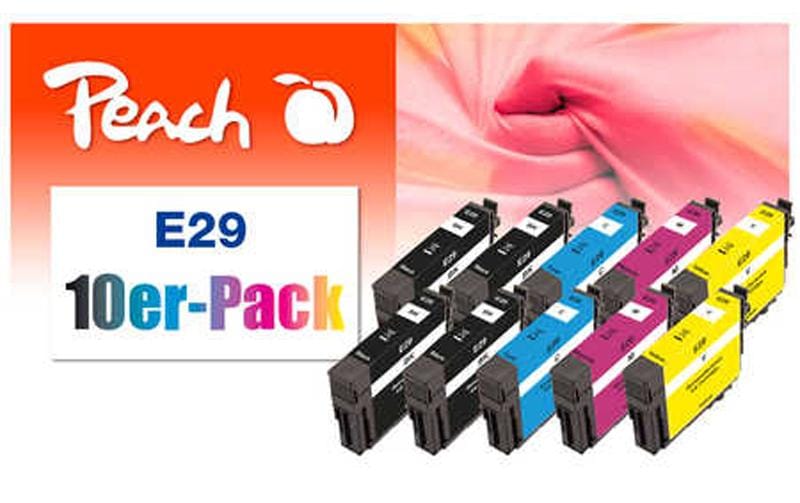 Peach Tintenpatronen-Multipack 10er-Pack, kompatibel – für Epson XP-235, XP-240 Serie, XP-245 und andere