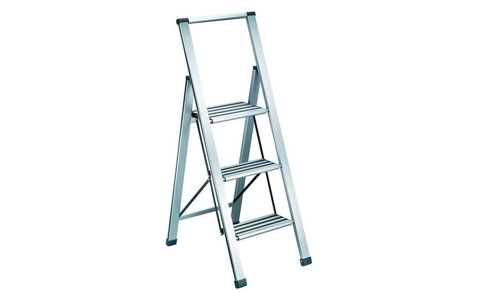 Technocraft Klappleiter – 3 Stufen, 150 kg, Höhe 126,5 cm