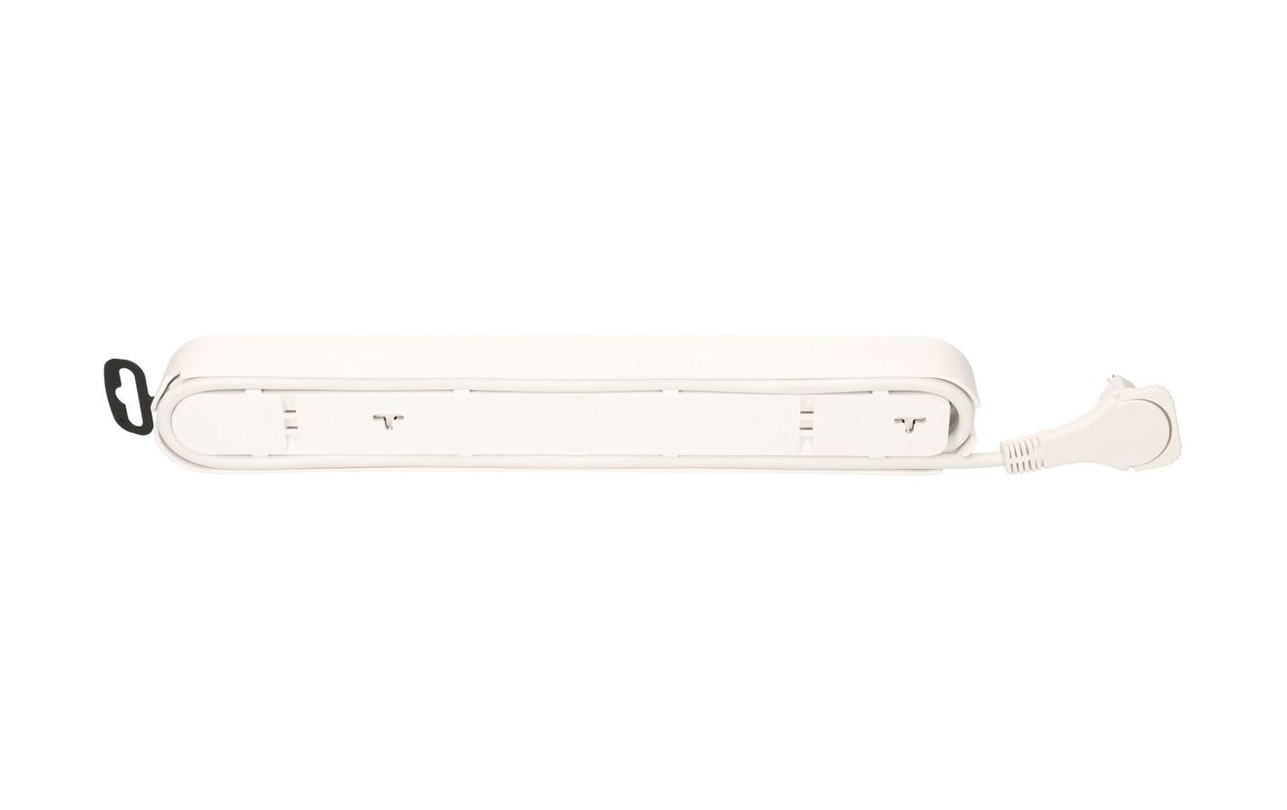 Max Hauri AG Max Hauri Design Line Steckdosenleiste, 6×T13, mit Schalter, 2,2 m, Eingang T13 – weiss