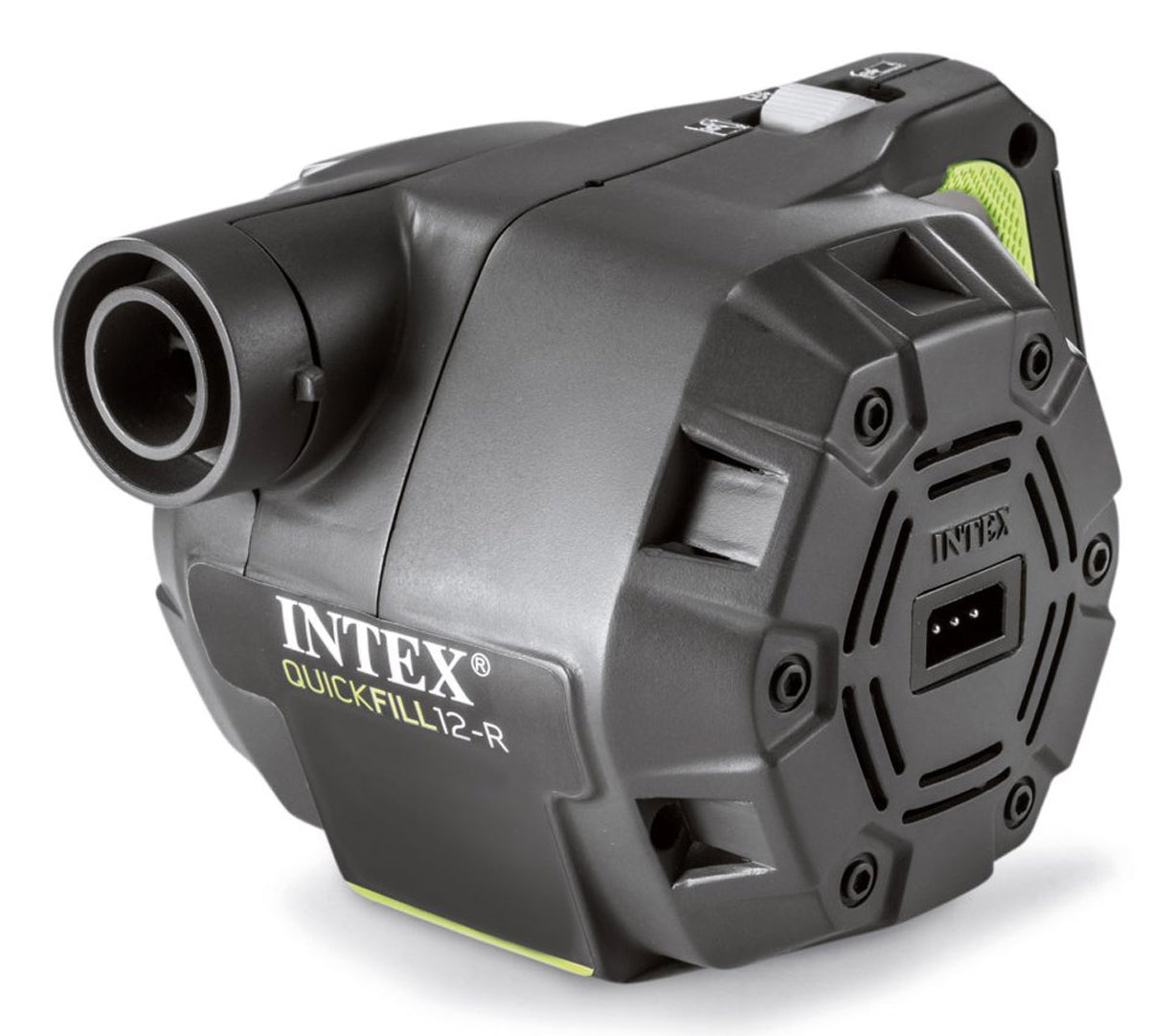 Intex Pumpe (elektrisch) Quick-Fill Rechargeable 66642 – 220–240 V – inkl. 3 Düsen – 650 l/min