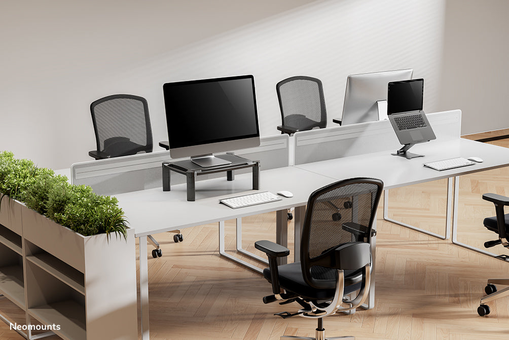 Neomounts NSMONITOR20 – Monitor-Tischständer – freistehend – 1 Monitor – 10–32" – bis 10 kg/Monitor – Schwarz