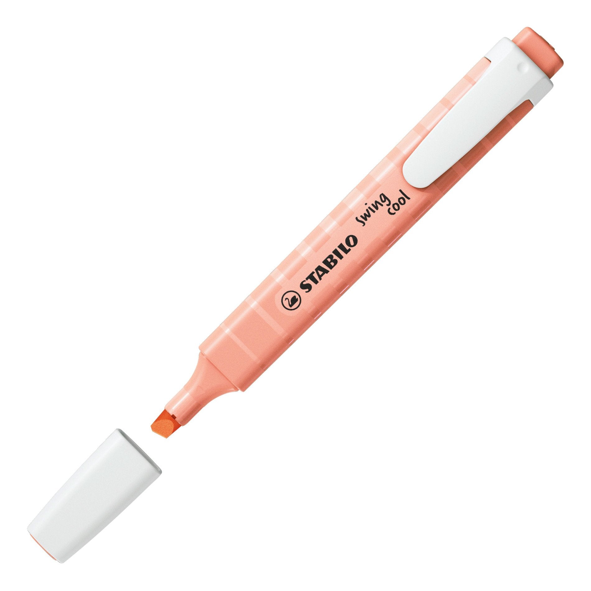 STABILO Swing Cool Pastell Textmarker – Pfirsich, Keilspitze 1–4 mm