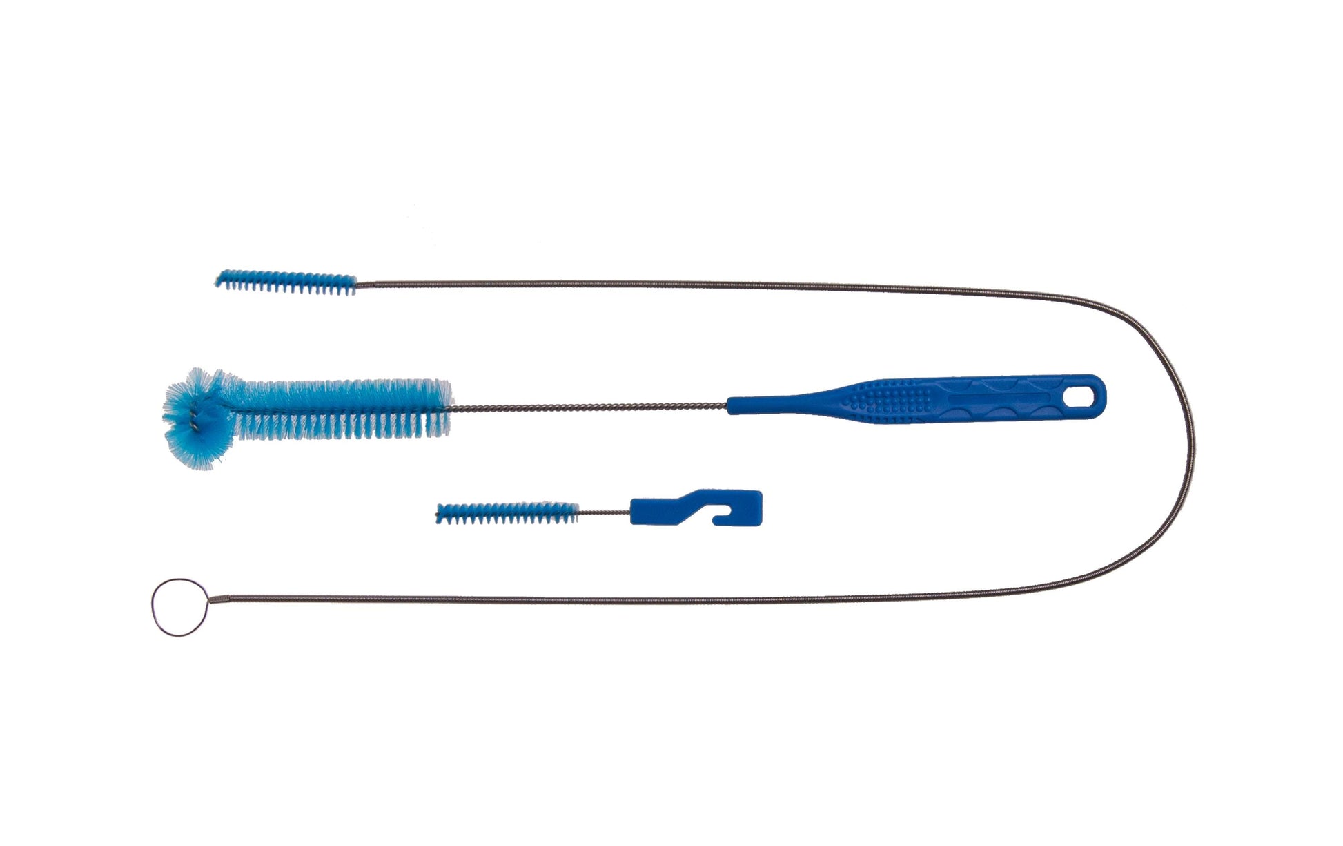 Edi clean Ablaufreinigungs-Set – Nylon, blau, für Waschbecken, 3-teilig