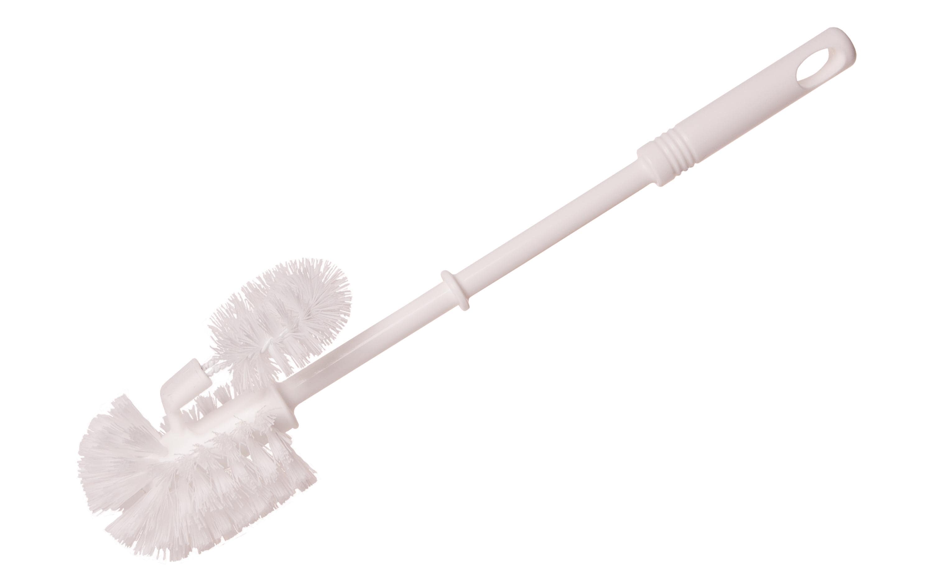 Edi clean Ersatzbürste (WC-Besen/Randreiniger) – Polypropylen (PP), Weiss, für WC-Garnitur