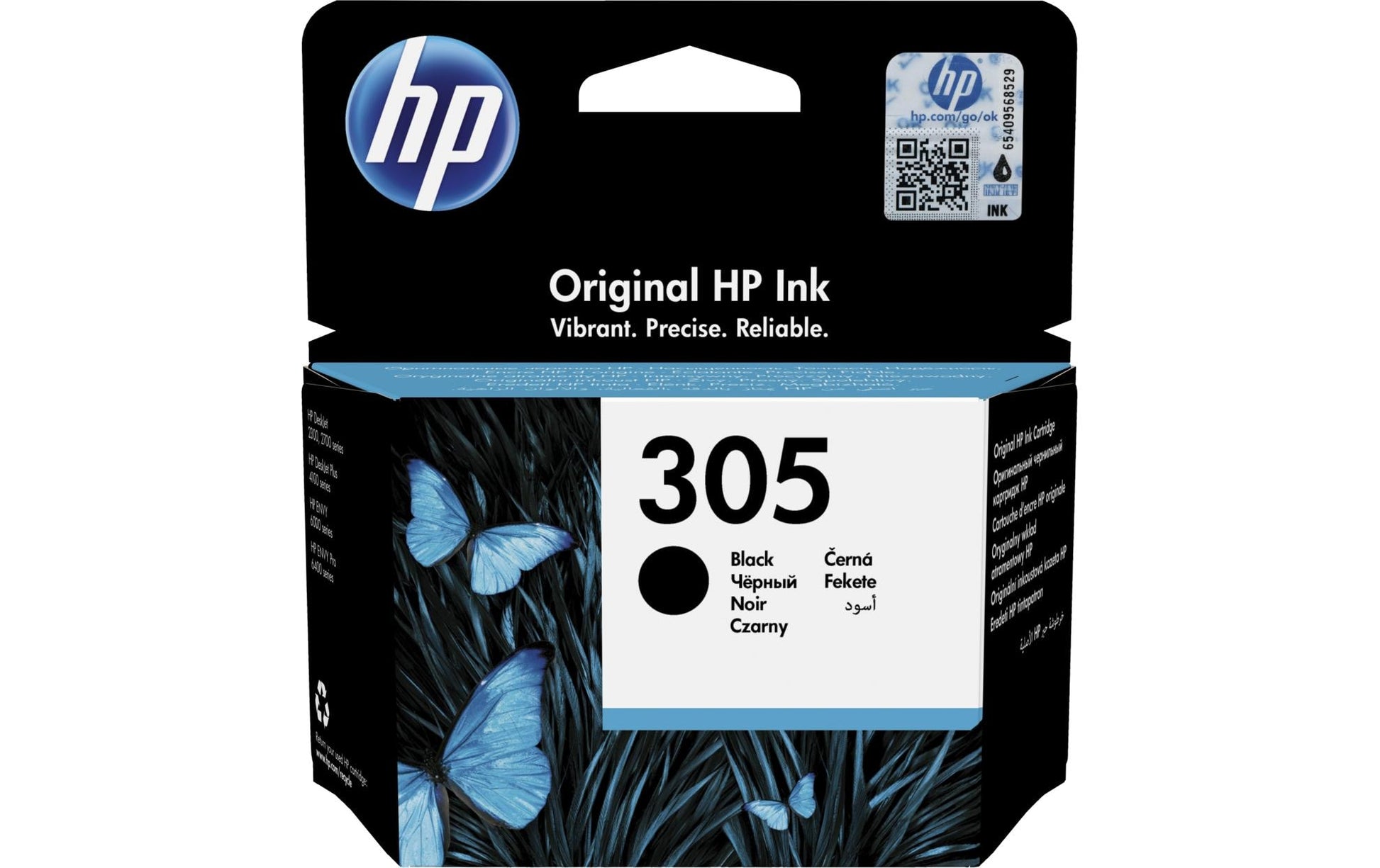 HP Tintenpatrone 305, Schwarz, 120 Seiten
