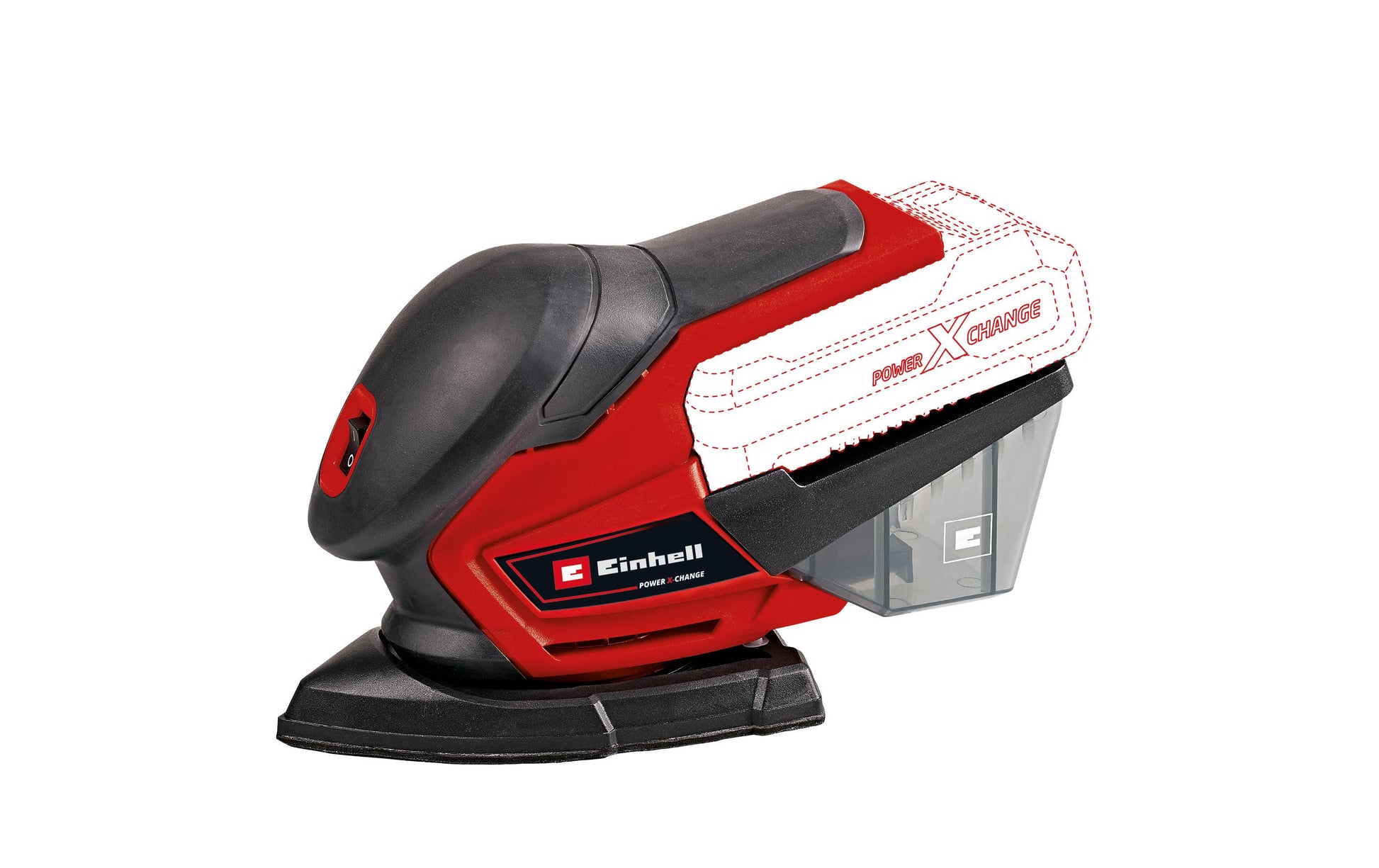 Einhell TE-OS 18/150 Li Multischleifer – 18 V – 150 × 150 mm – Solo – Power X-Change
