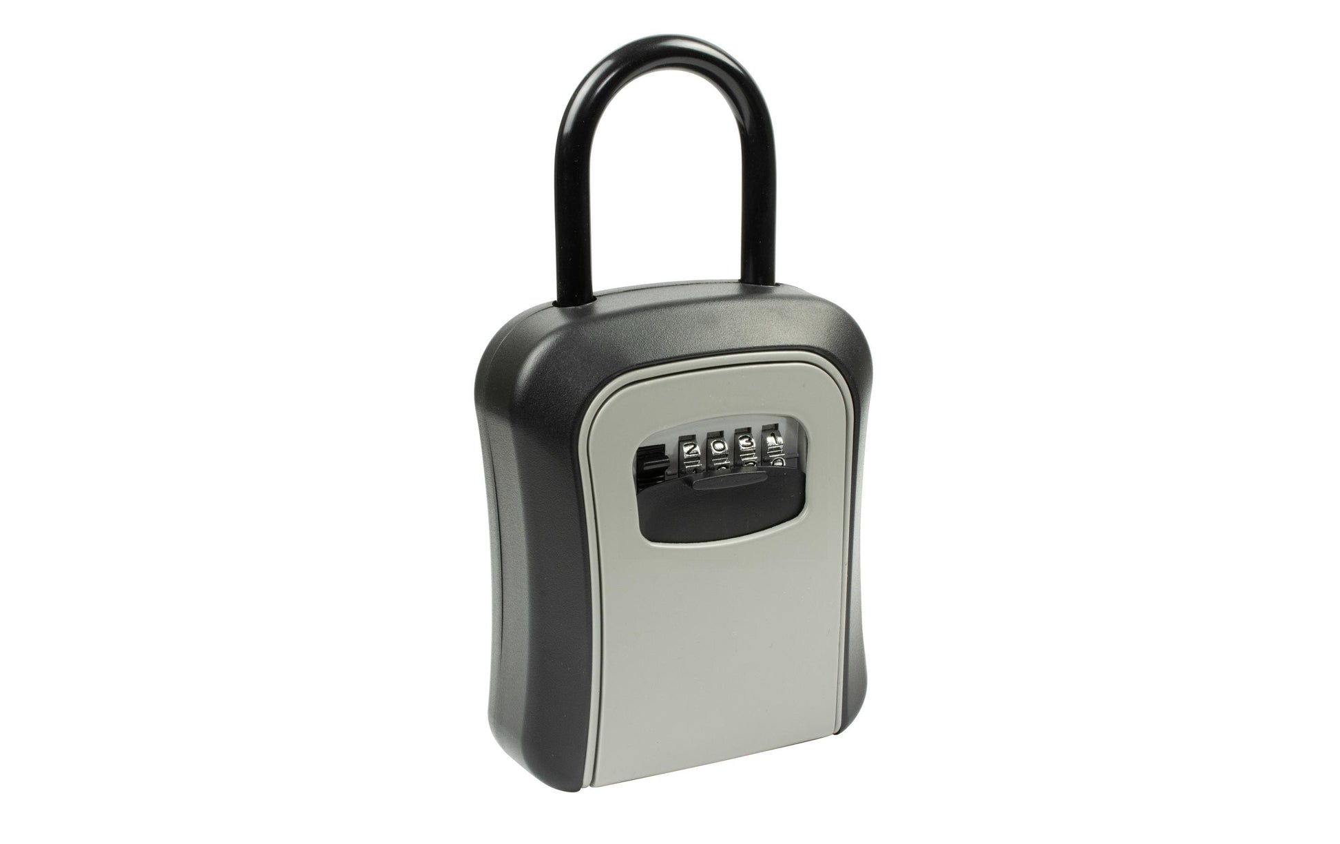 BURG-WÄCHTER Key Safe 50 SB – Schlüsseltresor, Zahlenschloss, wetterfest, 95 × 45 × 178 mm, Grau