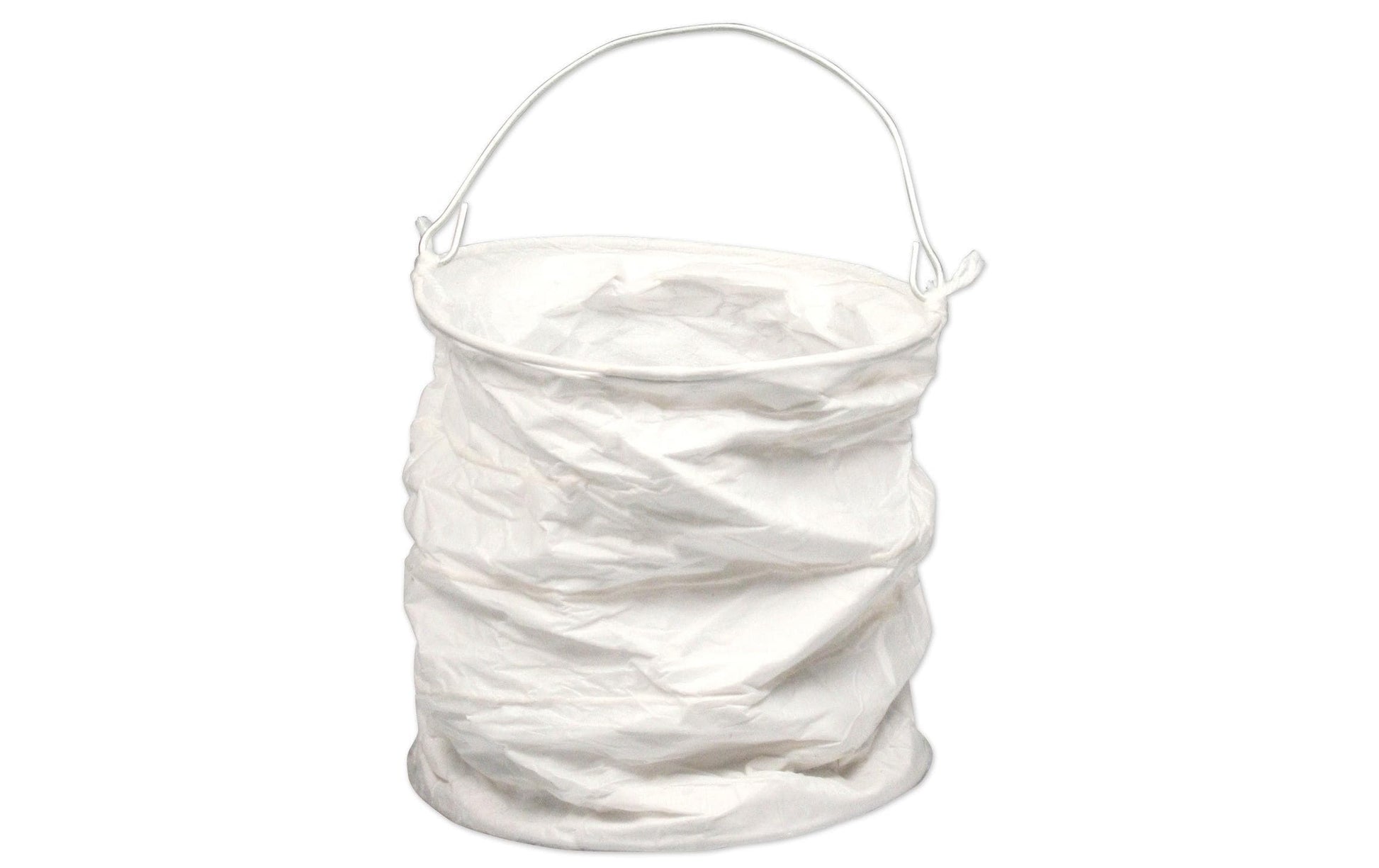 URSUS Papierlaterne – Ø 8 × 10 cm – Papier, weiss – 6-teilig