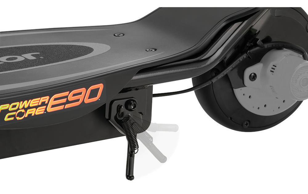 Razor Power Core E90 Elektroroller – 16 km/h, 24 km Reichweite, 12 V Akku – ab 8 Jahren – schwarz