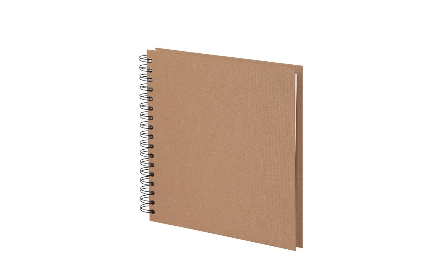 Rössler Fotoalbum – für 230 × 230 mm, braun, Spiralbindung, Karton