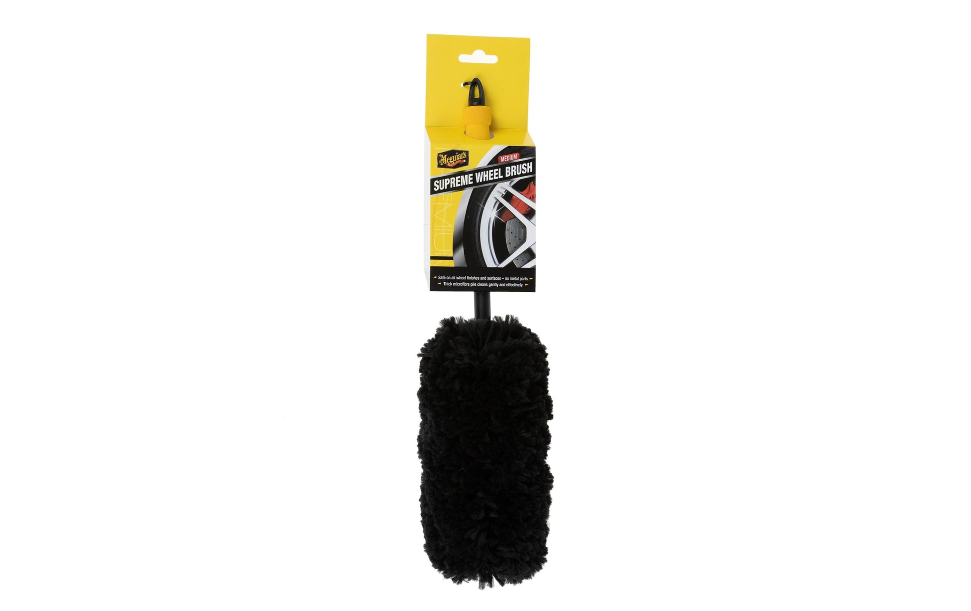 Meguiar's Felgenspeichenbürste – 35 cm, Mikrofaser, Schwarz