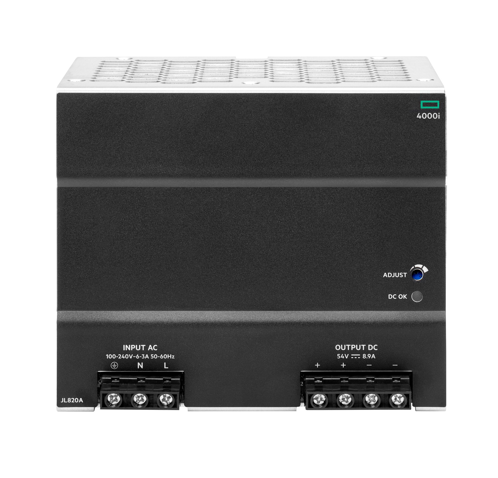 HPE Aruba Netzteil 480 W – 54 V DC, AC 100–240 V, DIN-Schiene – für Aruba 4000i