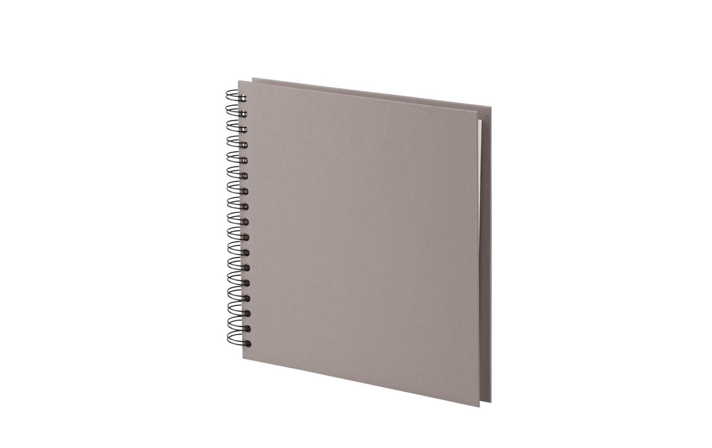 Rössler Soho – Fotobuch, Spiralbindung, 60 Seiten, Off-White, 23 × 23 cm, Karton, Grau