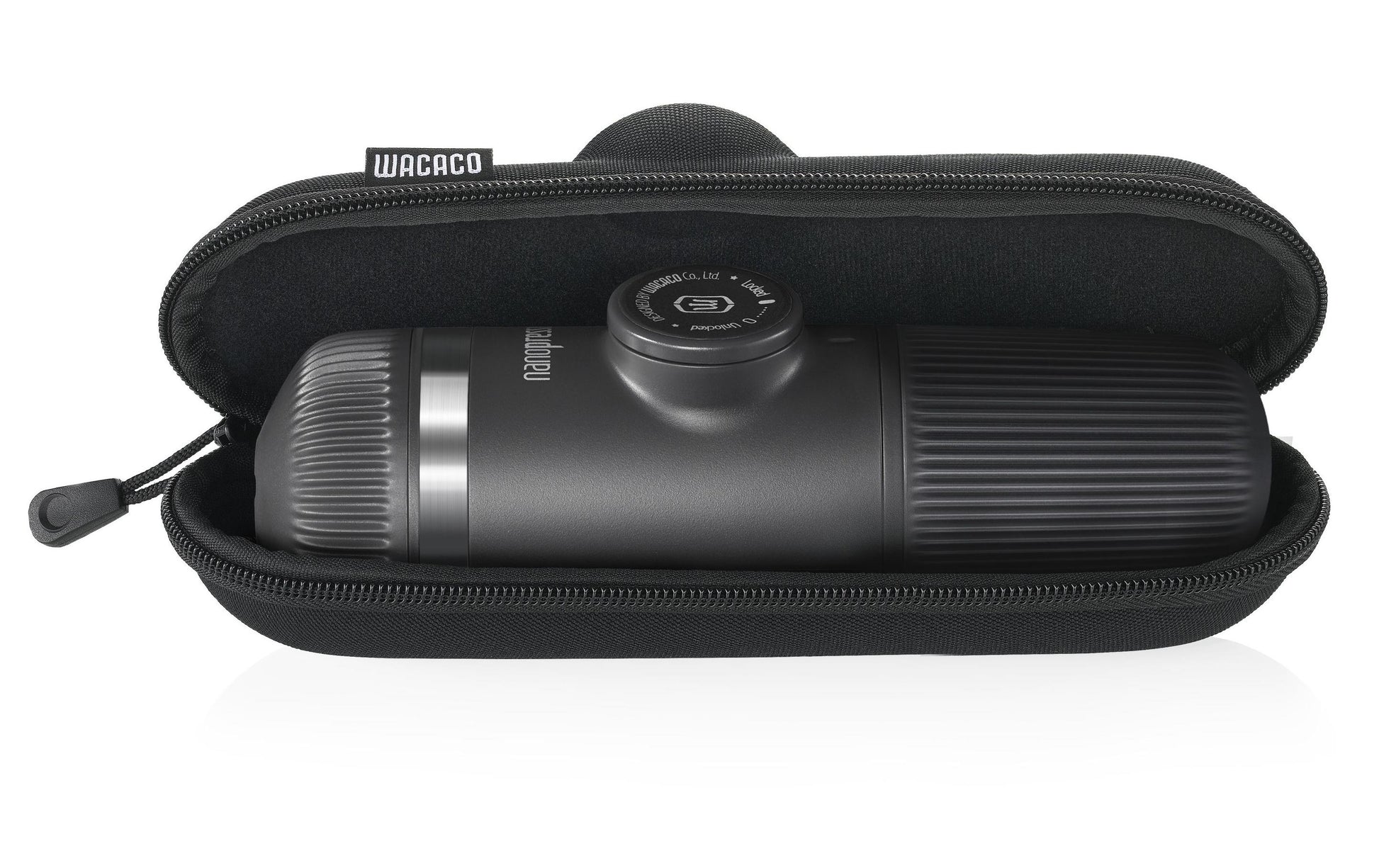 Wacaco Tragetasche – für Nanopresso, 7,7 × 7,2 × 23 cm, EVA, Schwarz