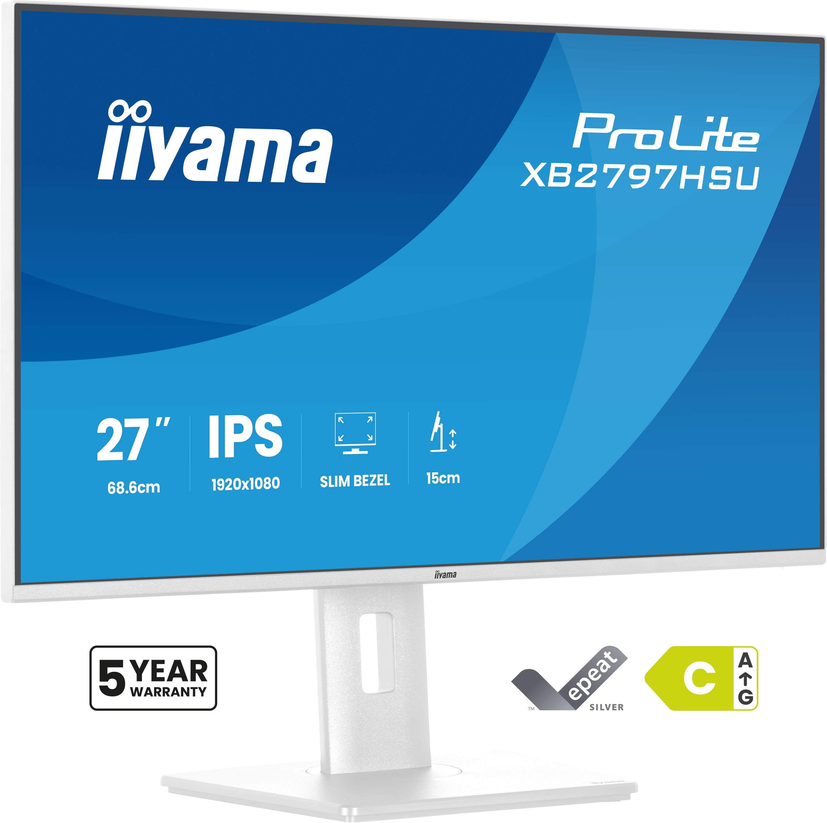 iiyama ProLite XB2797HSU-W1 – 27", 1920 × 1080 (Full HD), IPS, 120 Hz