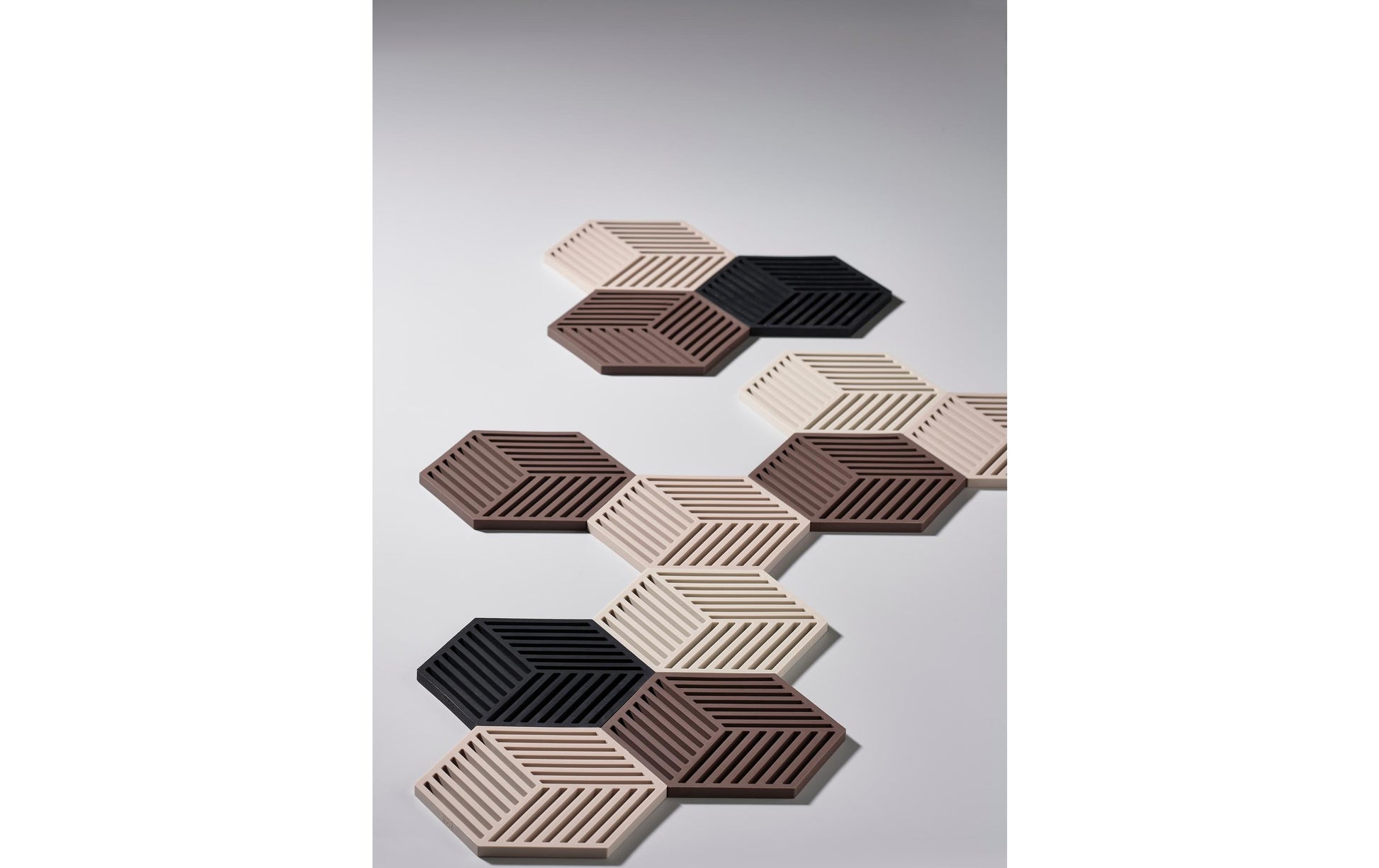 Zone Denmark Topfuntersetzer 16 × 14 × 0,9 cm, Silikon, beige