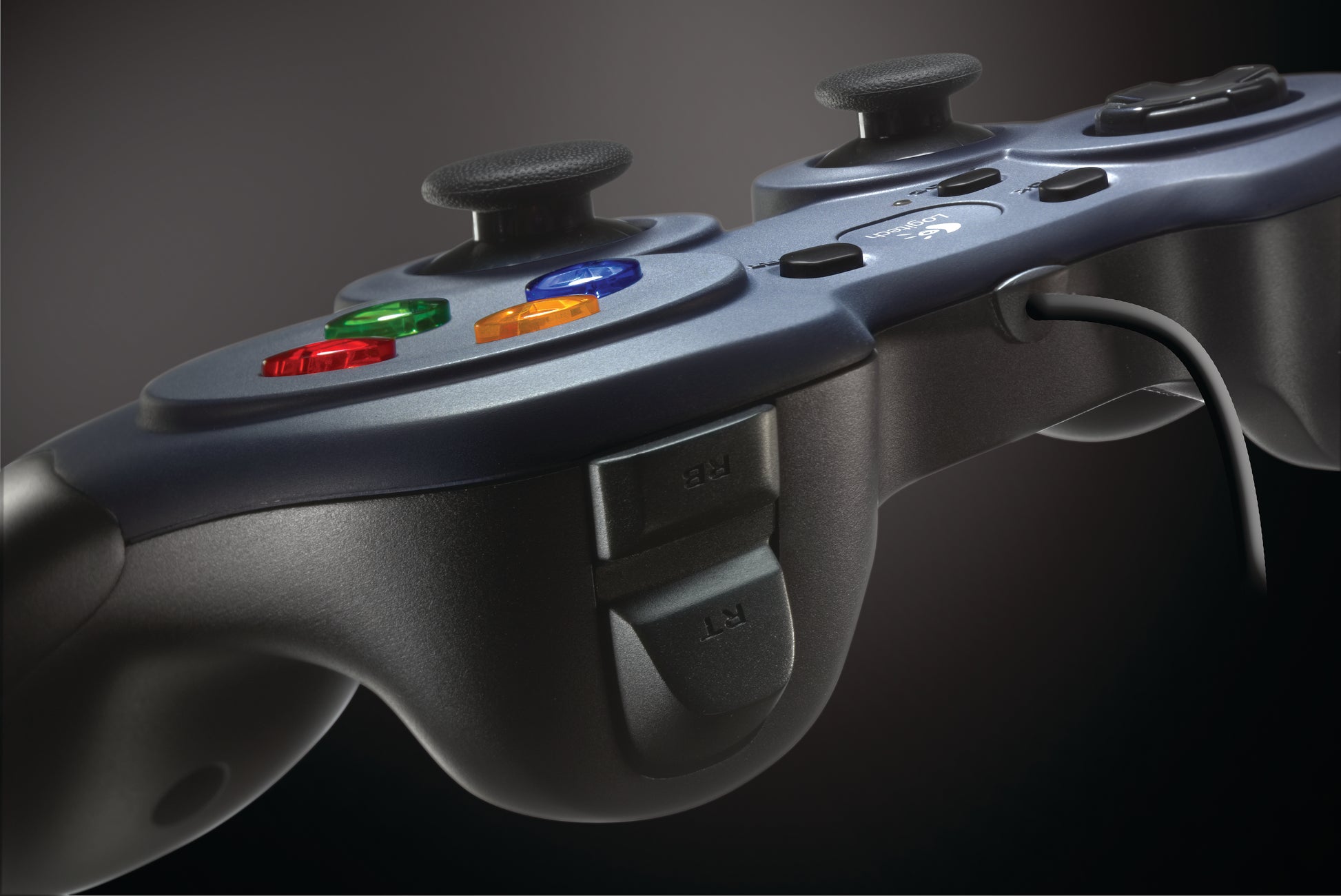 Logitech G F310 – Gamepad – USB (kabelgebunden), Vibration & analoge Sticks, für PC, Schwarz