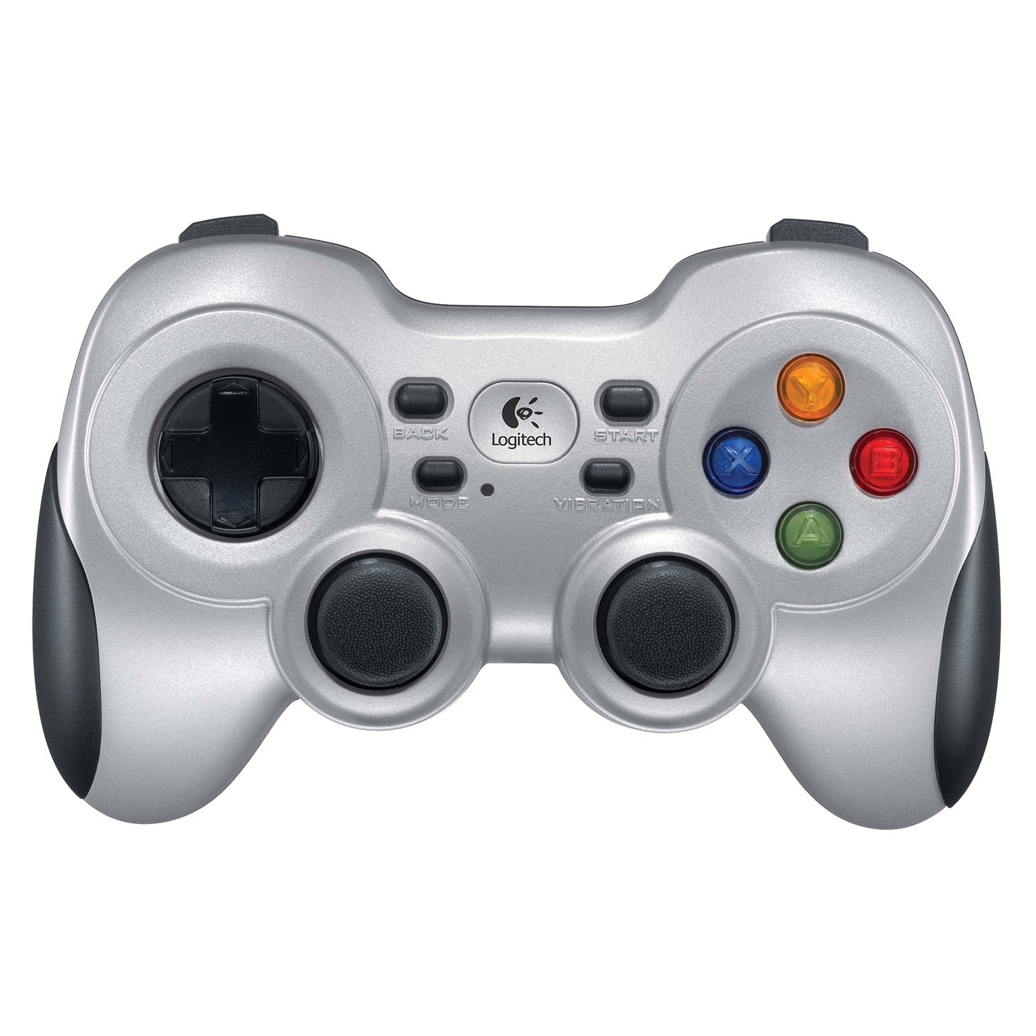 Logitech G F710 – Gamepad – Kabellos (2,4 GHz), Analoge Sticks, Vibration, Schwarz, Silber