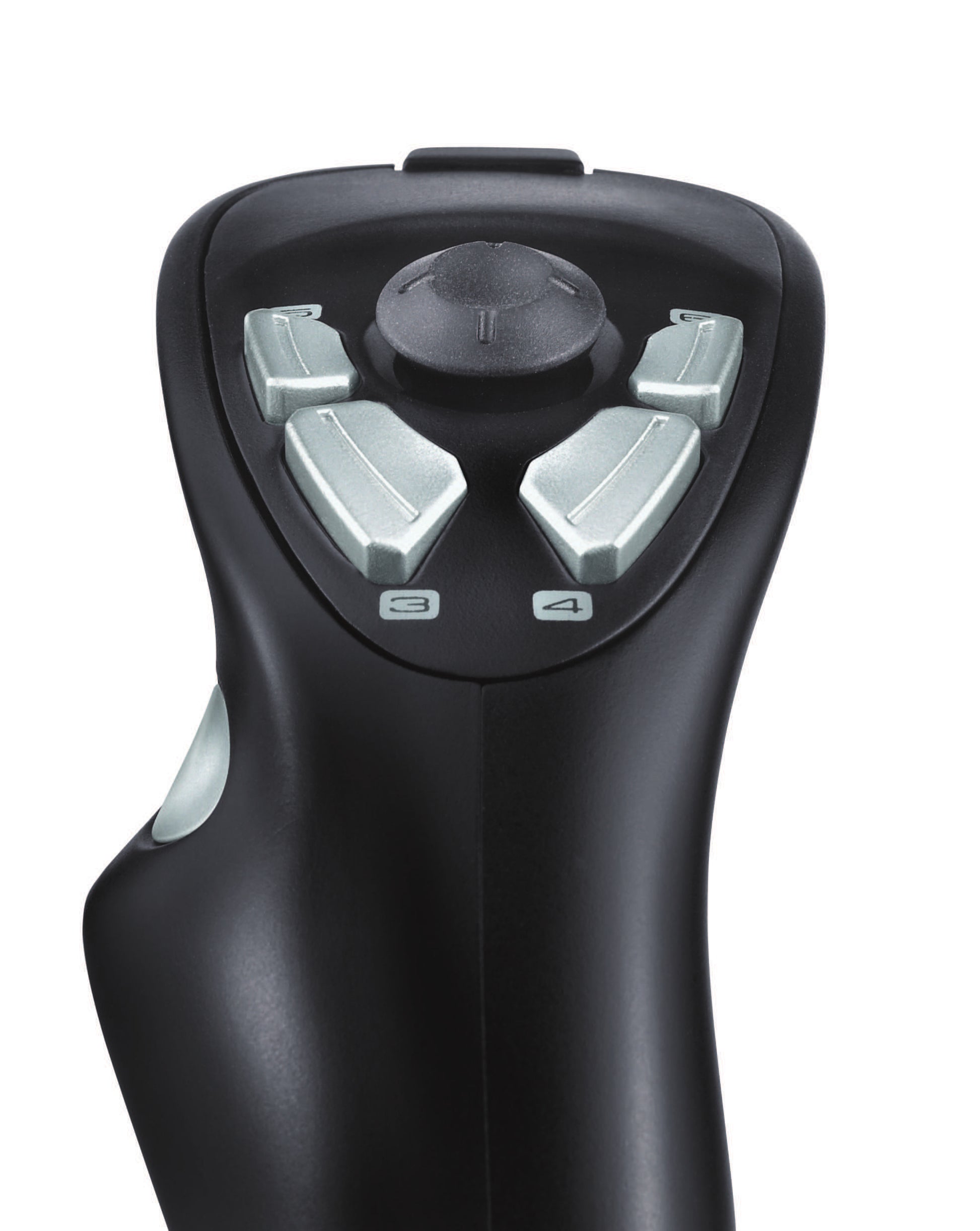 Logitech G Extreme 3D Pro – Joystick – USB (kabelgebunden), Schwarz/Weiss, für PC