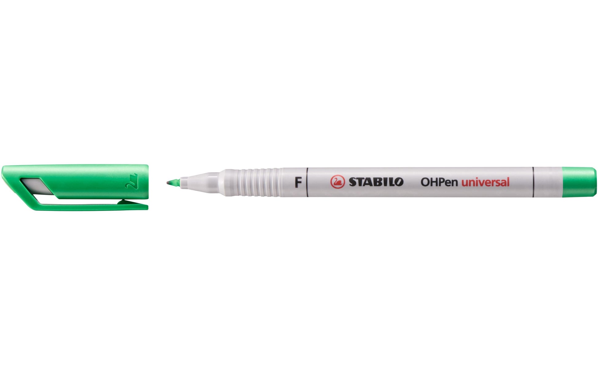 STABILO Non-Permanent-Marker OHPen – fein 0,7 mm – grün – trocken abwischbar