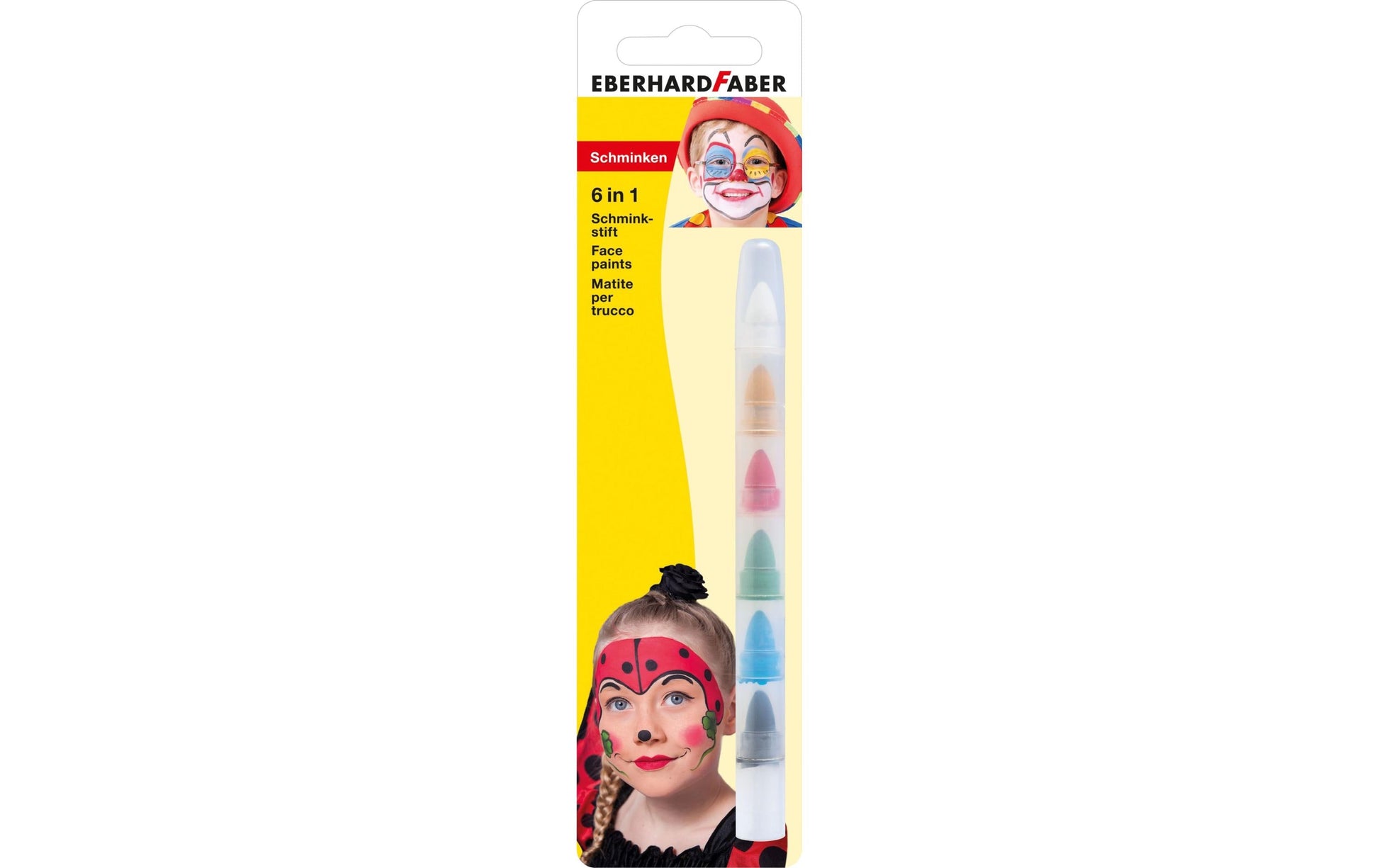 Eberhard Faber Schminkstifte – Set – 6 Farben