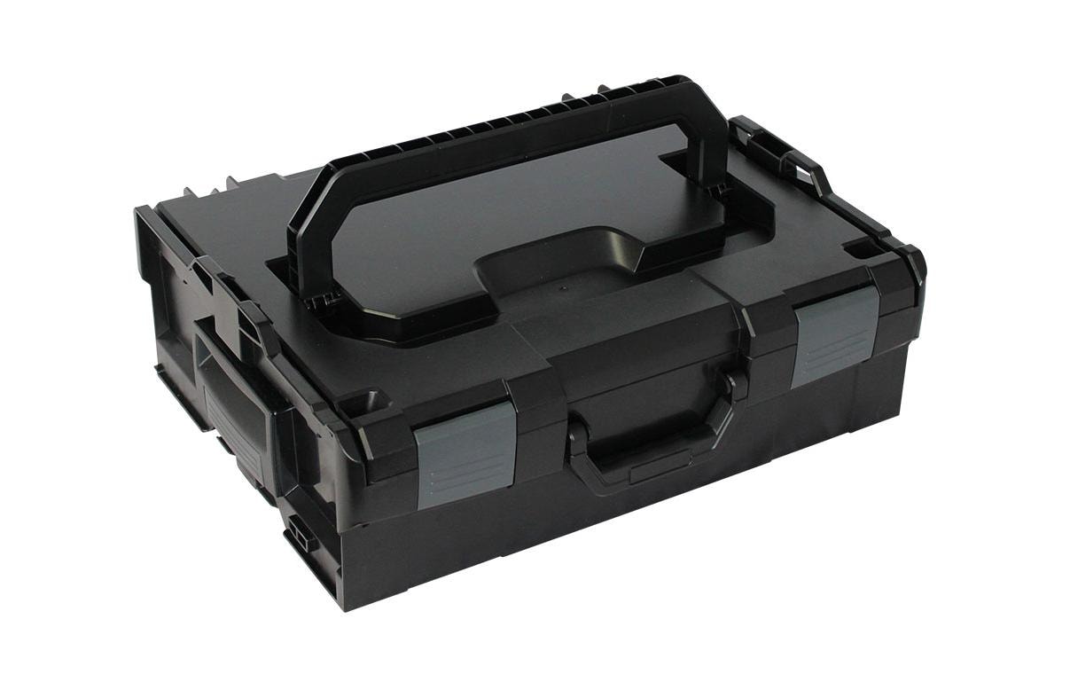 L-BOXX 136 Systemkoffer 13,3 l – leer, Klickverschluss, schwarz, ABS, B 445 × H 152 × T 358 mm