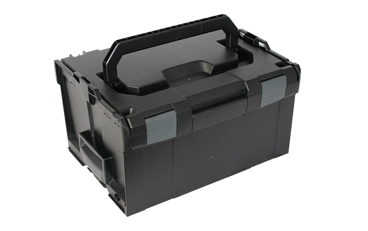 L-BOXX 238 Systemkoffer 25,5 l – leer, mit Klickverschluss, schwarz, ABS, B 445 × H 254 × T 358 mm