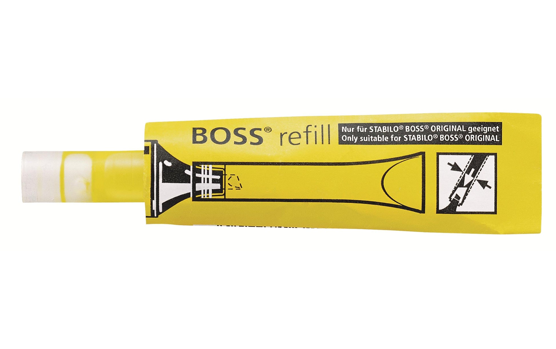STABILO Textmarker-Nachfüllung BOSS – Gelb, 2–5 mm