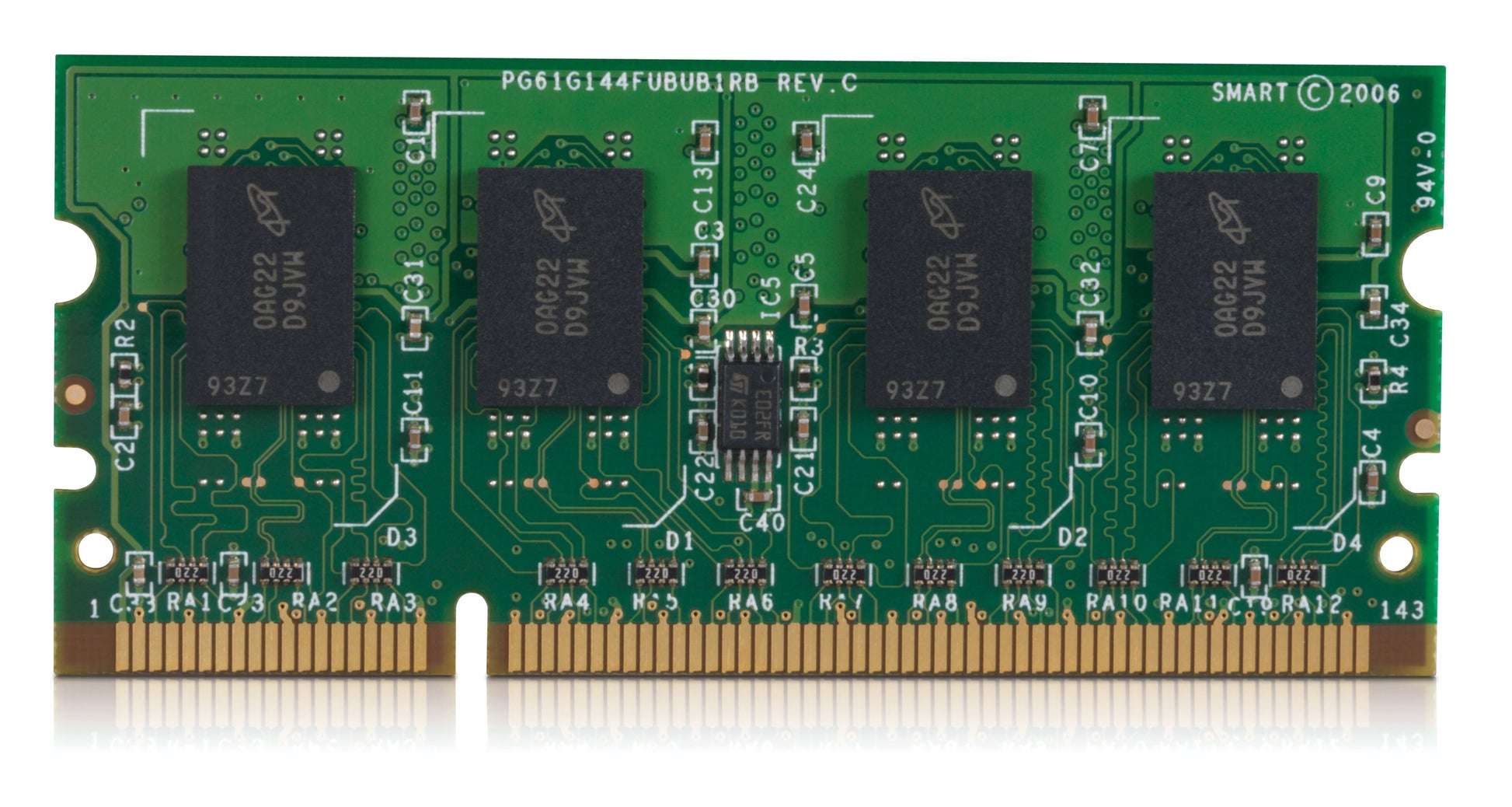 HP RAM 512 MB DDR2 400 MHz 144-poliger SO-DIMM – für LaserJet P4014/P4015/P4510
