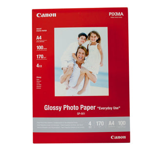 Canon Fotopapier – glänzend, A4, 170 g/m², 5 Blatt